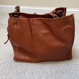 Cognac Leather Purse
